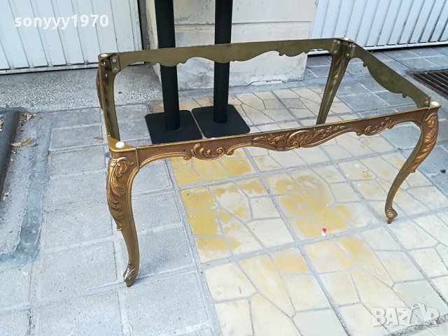 АНТИК-КОЛЕКЦИЯ-златна маса-мед/месинг-внос франция, снимка 10 - Антикварни и старинни предмети - 26301573