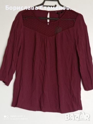Блуза Only бордо, нова с етикет, снимка 1 - Други - 36684261