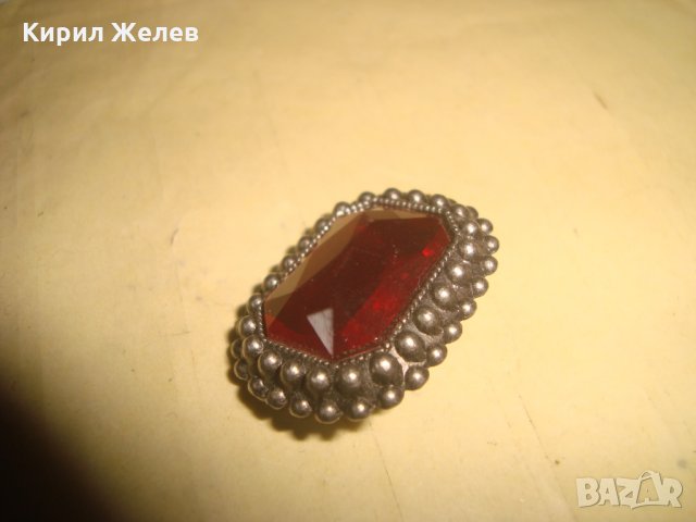 АРТ КРАСИВО СТАРО ФАСЕТИРАНО КОПЧЕ СИНТЕТИКА с КРИСТАЛ 19162, снимка 6 - Други - 35653664