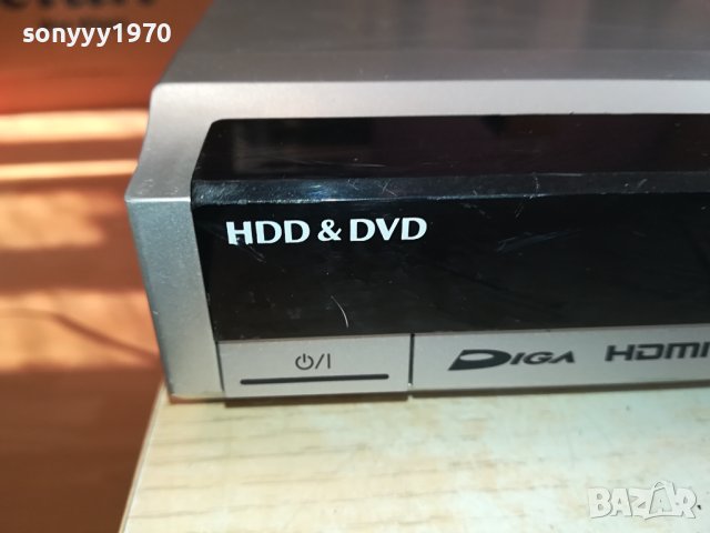 PANASONIC HDD//DVD RECORDER 2012230823, снимка 7 - Плейъри, домашно кино, прожектори - 43483589