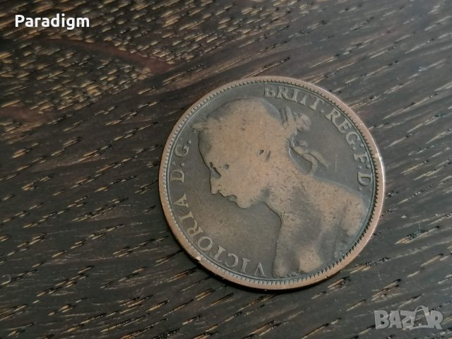 Монета - Великобритания - 1 пени | 1891г., снимка 2 - Нумизматика и бонистика - 27371184