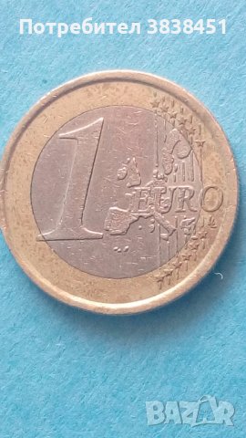 1 Euro 2002 г. Италия, снимка 1 - Нумизматика и бонистика - 43164383