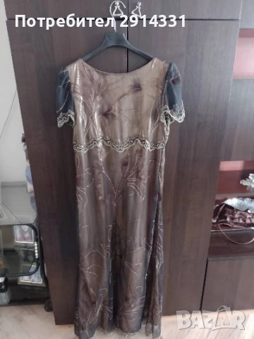 Официална дамска рокля - ръчна изработка 