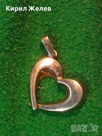 РОМАНТИЧЕН СЪРЦЕВИДЕН СРЕБЪРЕН МЕДАЛЬОН СРЕБРО 925 МАЙСТОРСКА АЖУРНА ИЗРАБОТКА 40818, снимка 11 - Колиета, медальони, синджири - 49522514