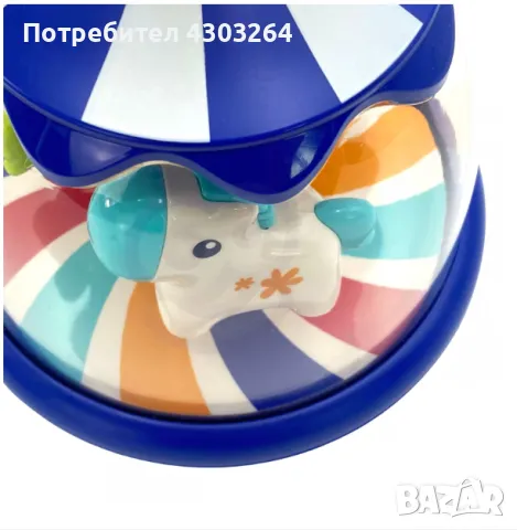 Весело и цветно въртящо се колело с коне, снимка 5 - Образователни игри - 48014100