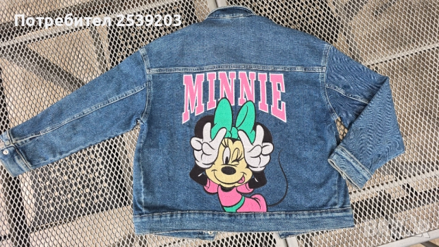 Детско дънково яке Мини Маус на H&M 9-10 години, снимка 11 - Детски якета и елеци - 51853767