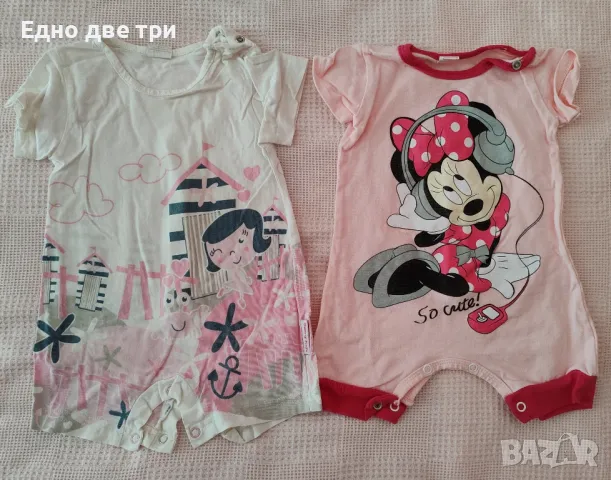 Бебешки бодита, ромпъри и други 0-6 м., снимка 7 - Комплекти за бебе - 49543715