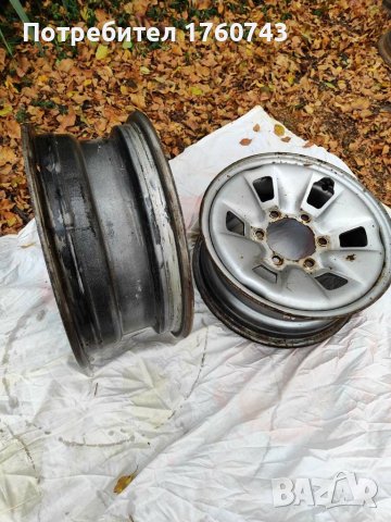 Железни джанти 2 бр.15ц.6 J/TOYОTA HILLUX , снимка 2 - Гуми и джанти - 38699571