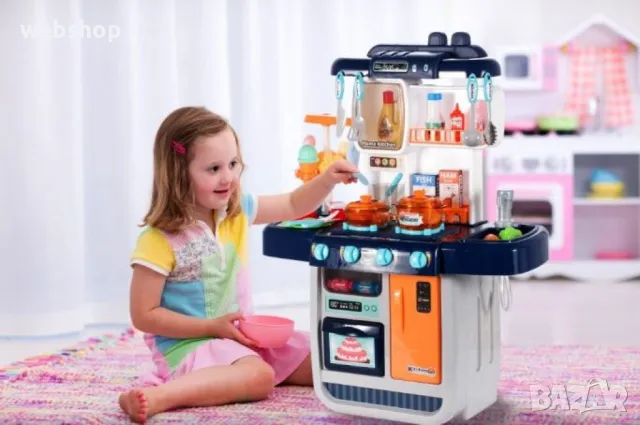 Мултифункционална интерактивна детска кухня с пара ISP, LikeSmart Little Chef Kitchen, снимка 1