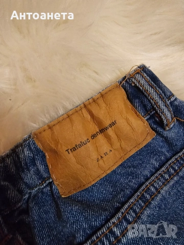 Дънки ZARA с ластик, снимка 3 - Дънки - 53519623