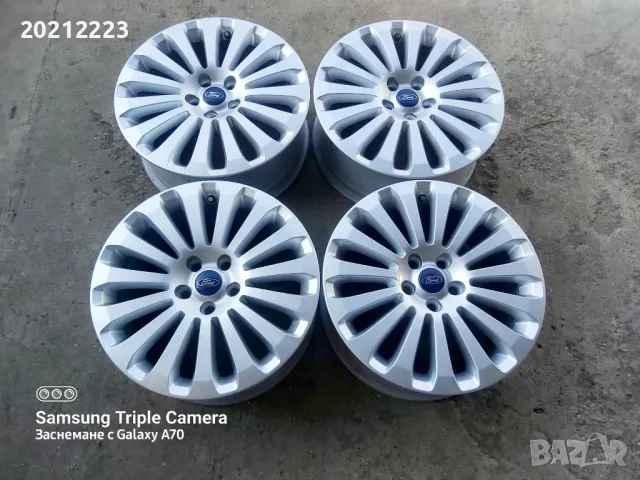 4 броя алуминиеви джанти за Ford C-MAX,S-MAX,Ford Mondeo III,IV,Ford Focus III,IV,Ford Kuga I 17, снимка 3 - Гуми и джанти - 48701757