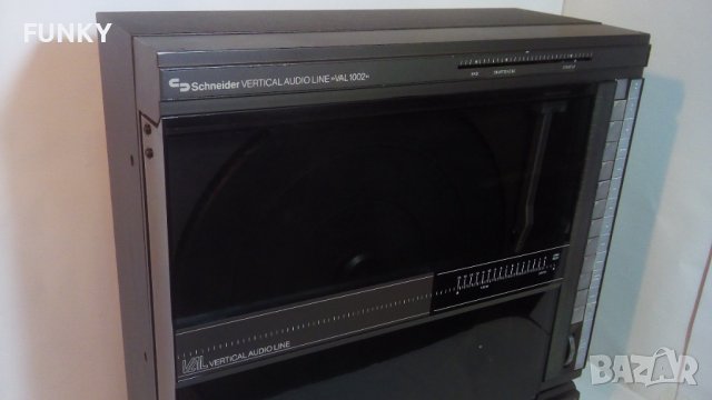 Schneider VAL 1002 compact audio system (vertical record player, tuner and double cassette deck), снимка 3 - Грамофони - 38738497