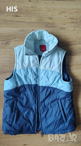 Детски елек Esprit, син, пухкав и мек, 10-11 год, снимка 5 - Детски якета и елеци - 52239921