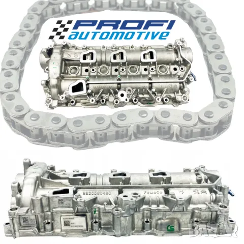 РАЗПРЕДЕЛИТЕЛНИ ВАЛОВЕ К-КТ С ВЕРИГА И КАПАК PEUGEOT/CITROEN/OPEL, снимка 2 - Части - 47772882