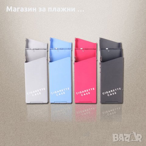 Алуминиева табакера за цигари 100мм, снимка 2 - Табакери - 28596865