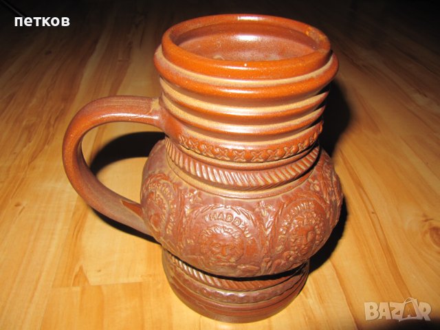 керамична чаша за бира, халба, снимка 10 - Антикварни и старинни предмети - 43930868