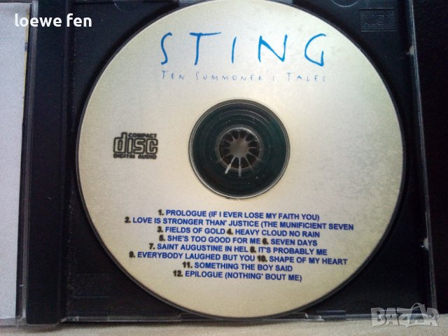 Sting , снимка 3 - CD дискове - 37431872