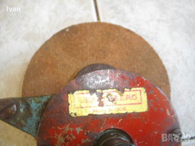 ф150мм-ф160мм-Ръчен Шмиргел-Немски-Голям-Метален Със Стяга, снимка 9 - Стяги - 33290130