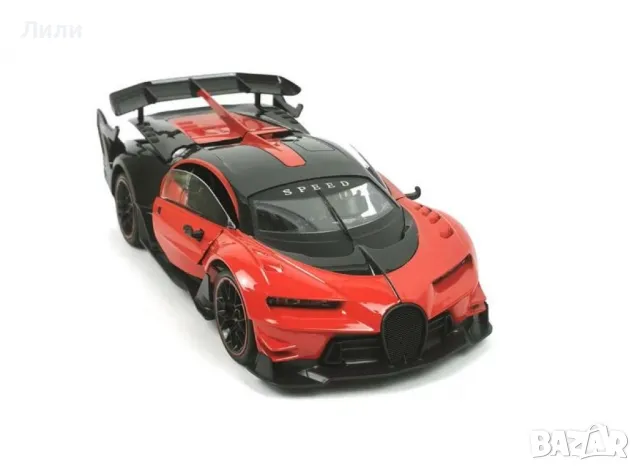 Детска кола Bugatti с дистанционно, снимка 4 - Коли, камиони, мотори, писти - 49132719