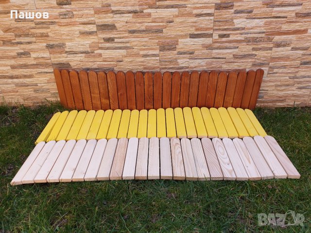 Дървена ограда(декоративна оградка) Ролка, снимка 4 - Огради и мрежи - 32949225