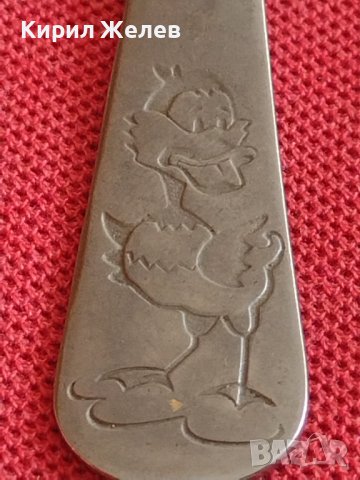 Стара детска вилица за десерт ПАТЕТО ЯКИ уникат за КОЛЕКЦИОНЕРИ 31658, снимка 2 - Други ценни предмети - 43814819