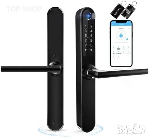 Нова Интелигентна смарт ключалка за врата с код Дом Сигурност Цифров сензорен екран