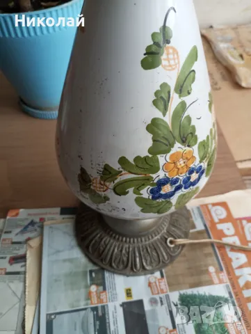 Старинна порцеланова нощна лампа, снимка 9 - Антикварни и старинни предмети - 49959835