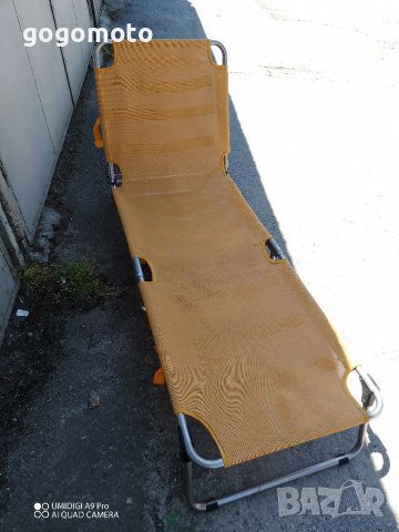 Шезлонг алуминиев за плаж, къмпинг, сгъваем стол плажен на колела, снимка 15 - Къмпинг мебели - 37133346