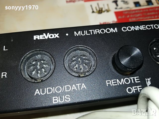 REVOX MULTIROOM CONNECTOR BOX-ВНОС SWISS 2301231627, снимка 2 - Други - 39406795