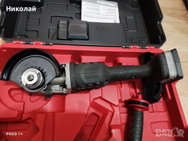 Акумулаторен ъглошлайф Parkside PPWSFA 20-Li A2, снимка 3 - Други инструменти - 52960629