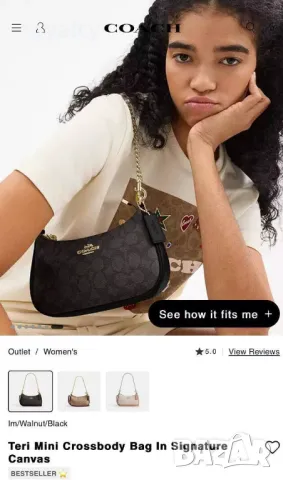 Coach дамски чанти Различни цветове , снимка 17 - Чанти - 48999905