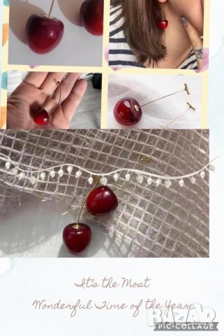 Атрактивни обеци 🍒, снимка 1