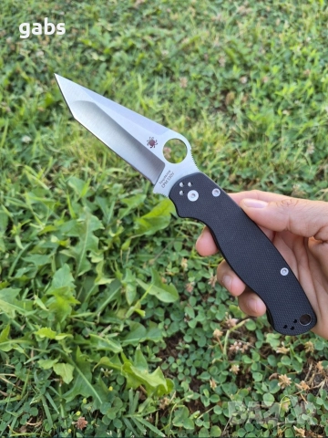 Сгъваем нож Spyderco Paramilitary 2 Exclusive Tanto,C81EX,два цвята, снимка 11 - Ножове - 50799109