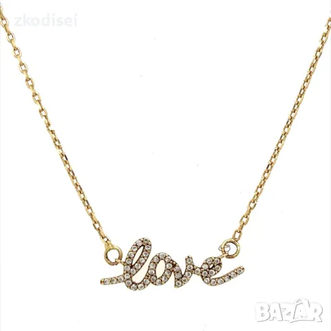 Златно колие 3,17гр. 42см. 14кр. проба:585 модел:27306-1, снимка 1