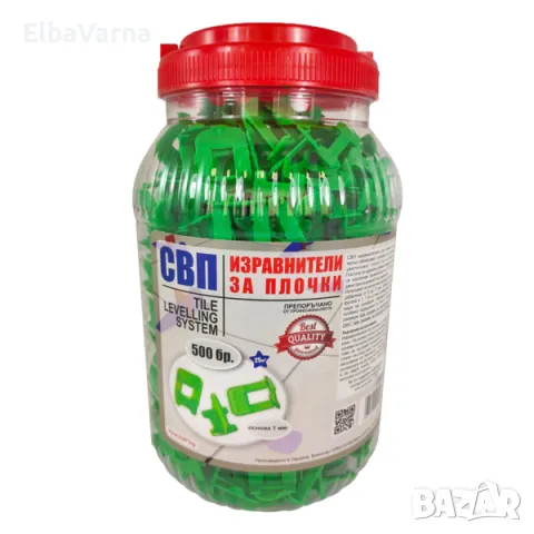 Изравнители за плочки - Основа СВП – 1 мм 500 бр., снимка 1