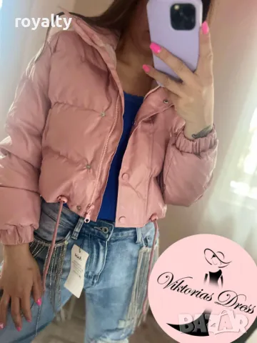 Розово дамско яке , снимка 2 - Якета - 49204830