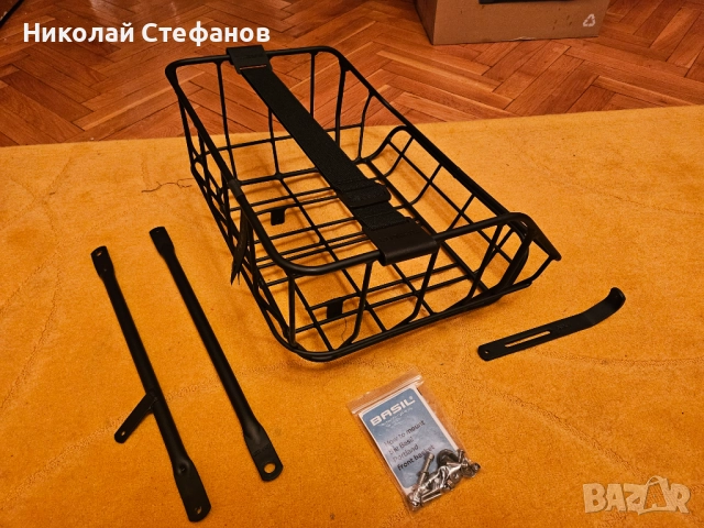 Basil Portland Front Wheel Basket | Преден багажник за колело, снимка 2 - Части за велосипеди - 51924069