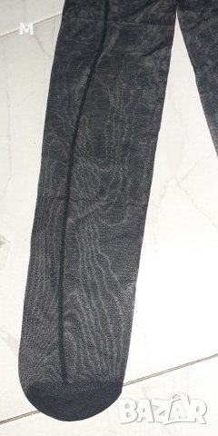 Черен чорапогащник с ръб