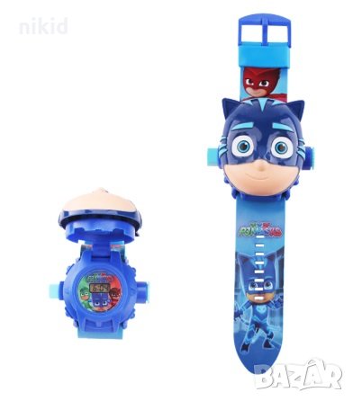 PJMASKS PJ Masks PJ Mask pjmask 3D детски часовник прожектор , снимка 3 - Детски - 28812621