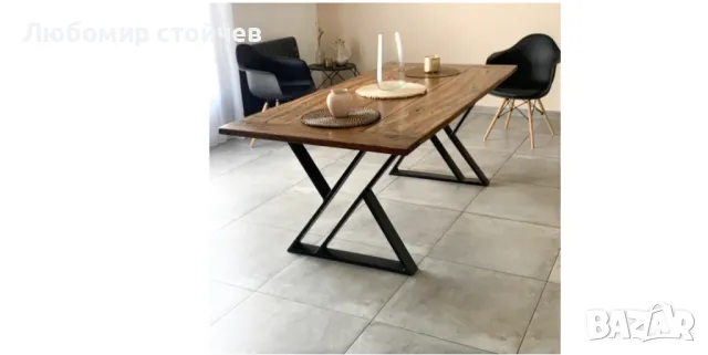 Метални крака за маса, трапезна маса, холна маса, бюро, снимка 4 - Маси - 47691668