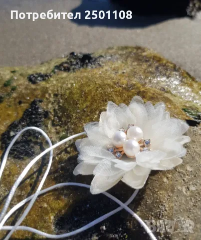 Чокър цвете , снимка 2 - Колиета, медальони, синджири - 49820248