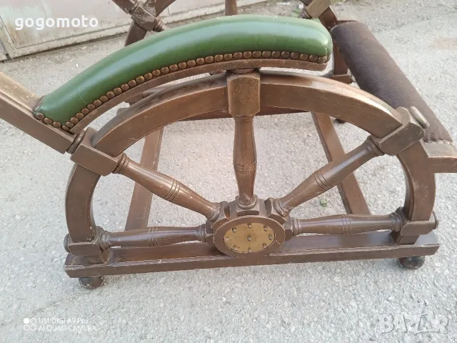 ПРОДАДЕН Стол, кресло, фотьойл, донесен от USA, LIMITED EDITIONS, OLD TEXAS CHAIR, УНИКАТ, снимка 2 - Столове - 50076891