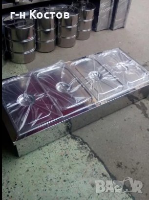 Бен-мари- настолно със капаци утоплителен уред на водна баня  Раз-ри на ваната -53/32/15см.- гастро , снимка 4 - Обзавеждане за заведение - 27664761