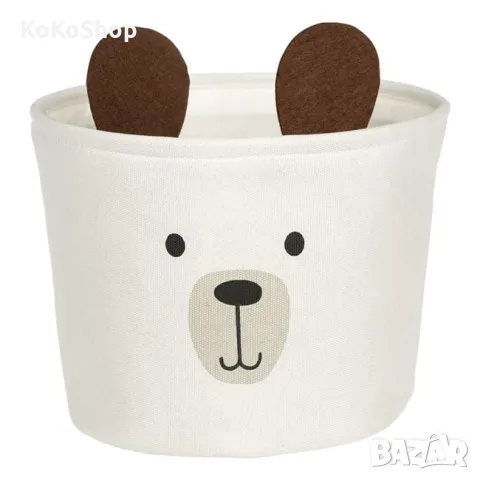 Кош за играчки-Ø25x20 см./кош за играчки/органайзер за играчки