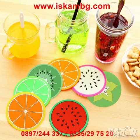 КОМПЛЕКТ СИЛИКОНОВИ ПОДЛОЖКИ ЗА ЧАШИ ПЛОДЧЕТА - код 2128, снимка 9 - Други стоки за дома - 26789370