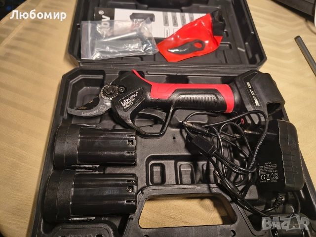 Електрически ножици за клони, 28 мм професионални безжични ножици за клони с , снимка 3 - Градински инструменти - 52985700