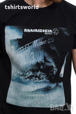Нова мъжка тениска с дигитален печат на музикалната група RAMMSTEIN - Rosenrot, снимка 12 - Тениски - 28166726
