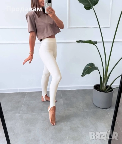 Клин с ластик черен/кафяв/шампанско, снимка 3 - Клинове - 52547641