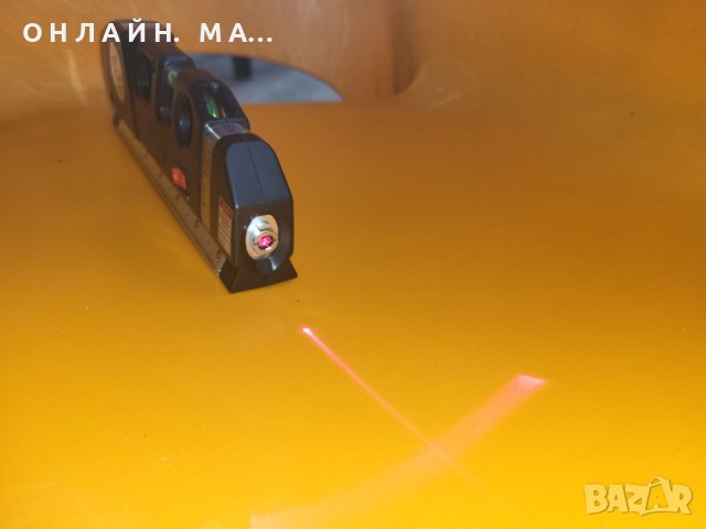 Лазерен нивелир с ролетка и линия, снимка 9 - Измервателни инструменти - 37914800