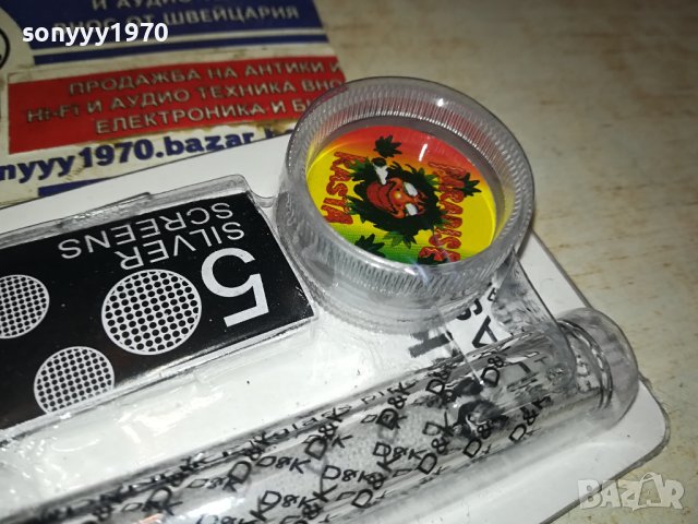 ЛУЛА С МЕЛАЧКА-СТЪКЛО ЧЕРЕП МЕЛАЧКА 1901241558, снимка 7 - Лули - 43883021